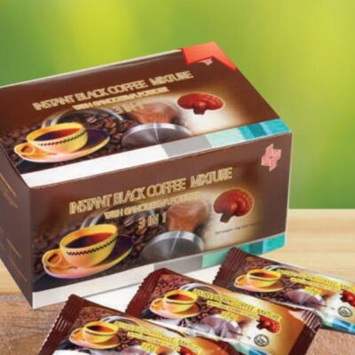 Black Coffee Mixture With Ganoderma 3 in 1
