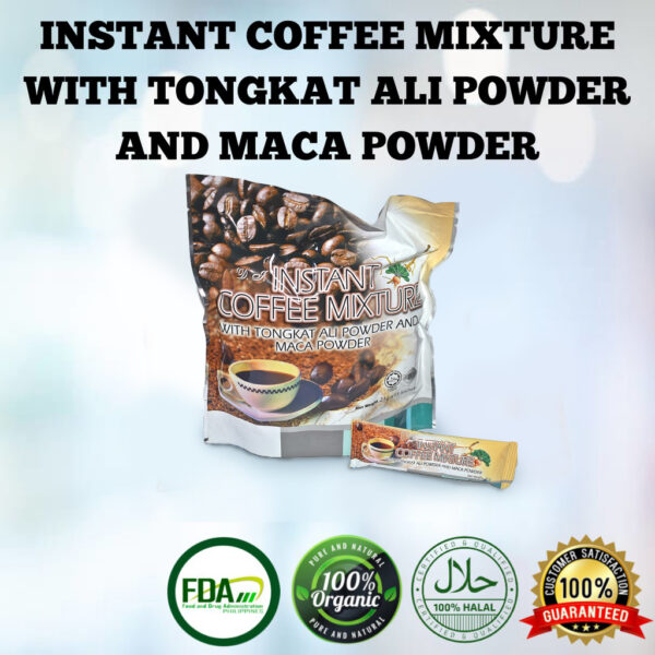 Instant Coffee Mixture With Tongkat Ali Powder and Maca Powder