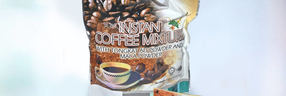 Instant Coffee Mixture With Tongkat Ali Powder and Maca Powder
