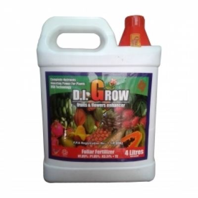 DI GROW Red 4LTR – Essential Nutrient Plant Enhancer