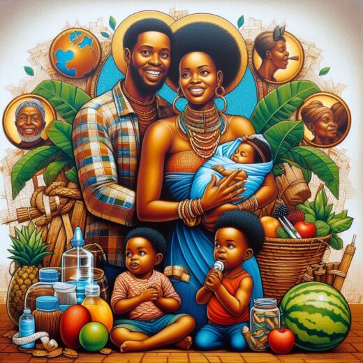 The Proverbial Truth: Health is Wealth African Family Theme