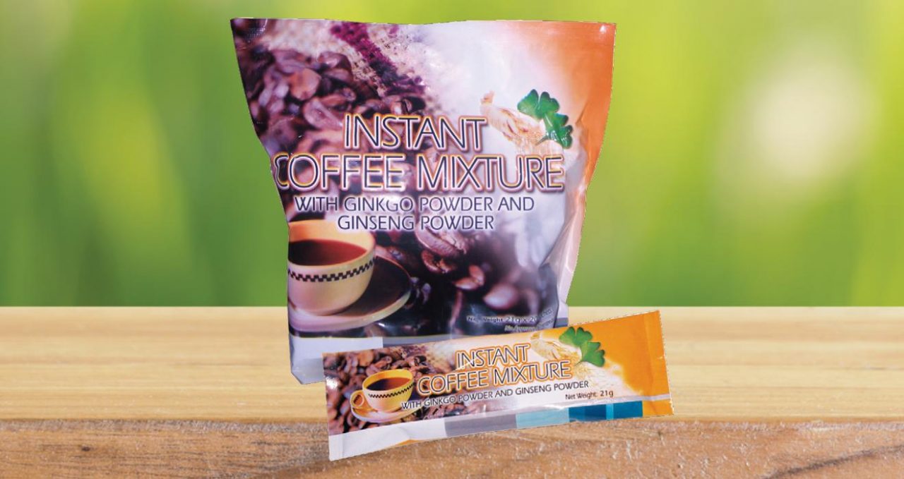 Instant Coffee With Ginkgo & Ginseng 