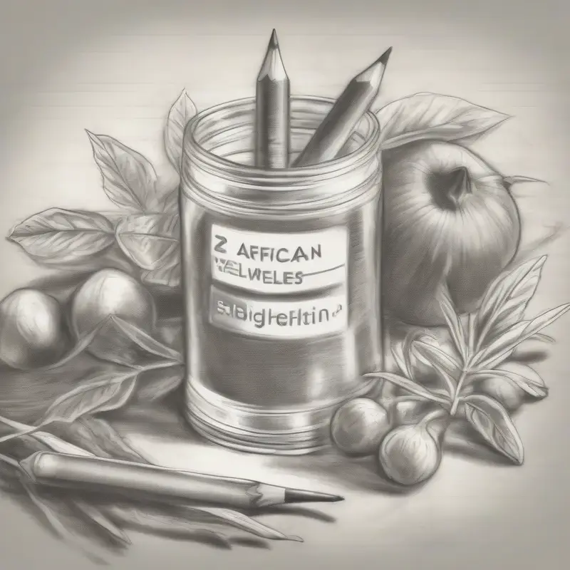 INST. COFFEE W/ GANO 20s x 21g: Complete Health Guide natural health supplement - pencil illustration