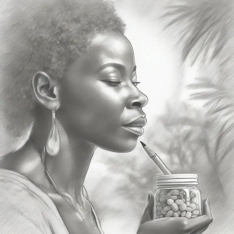 GOATS MILK TABLET 150s: Complete Health Guide natural health supplement - pencil illustration