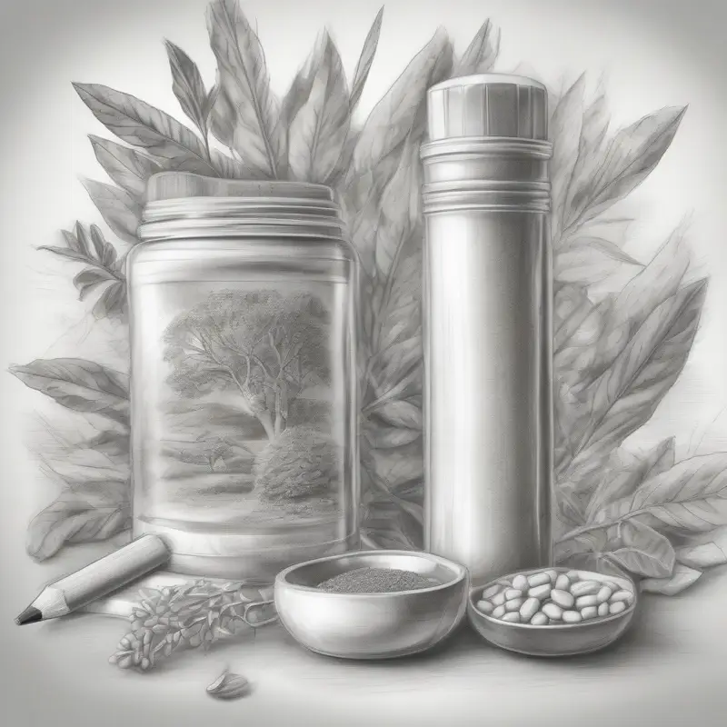 YEEGARLIC CAPSULE 90s: Complete Health Guide natural health supplement - pencil illustration