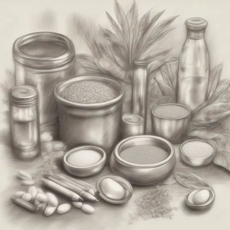 INST. CHOC W/ GANO 30s x 30g: Complete Health Guide natural health supplement - pencil illustration